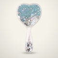 Glitter Heart Shaped Hairbrush – Korean beauty tool (view 1)