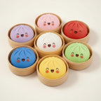 Cute Smiling Baozi Steamed Bun Stress Toys – novelty & toys (view 1)