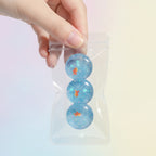 Goldfish Glitter Keychain Set - Blue