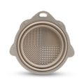Makeup tool brush cleaning pad - Yellow