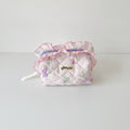 Quilted Butterfly Makeup Bag - Pink