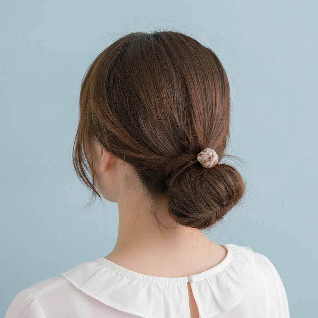Bubble Gem Hair Tie - Leopard