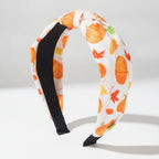 Autumn Leaves Padded Headband With Black Bow – hair accessories (view 1)