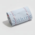 Canvas Cosmetic Bag With Ribbon Tie - Sea Salt Blue – bags & wallets (view 1)