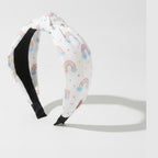 Cloud Padded Headband - White Purple – hair accessories (view 1)