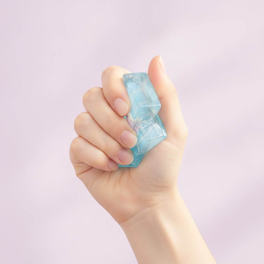 Mini Pool Party Squishy - Square Pool - squeeze in hand
