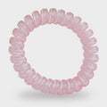 Pink Spiral Coil Hair Tie Scrunchie – hair accessories