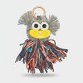 Fuzzy Monster Acrylic Keyring With Charms - Brown – novelty & toys (view 1)