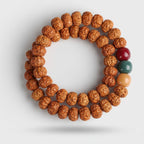 Rudraksha Seed Beaded Bracelet With Gemstone Accents – jewelry (view 1)