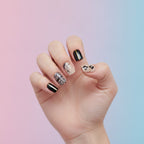 Leopard & Nude Press-On Nail Set