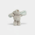 Fuzzy Bunny Keychain - Gray