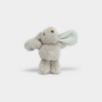 Fuzzy Bunny Keychain - Gray