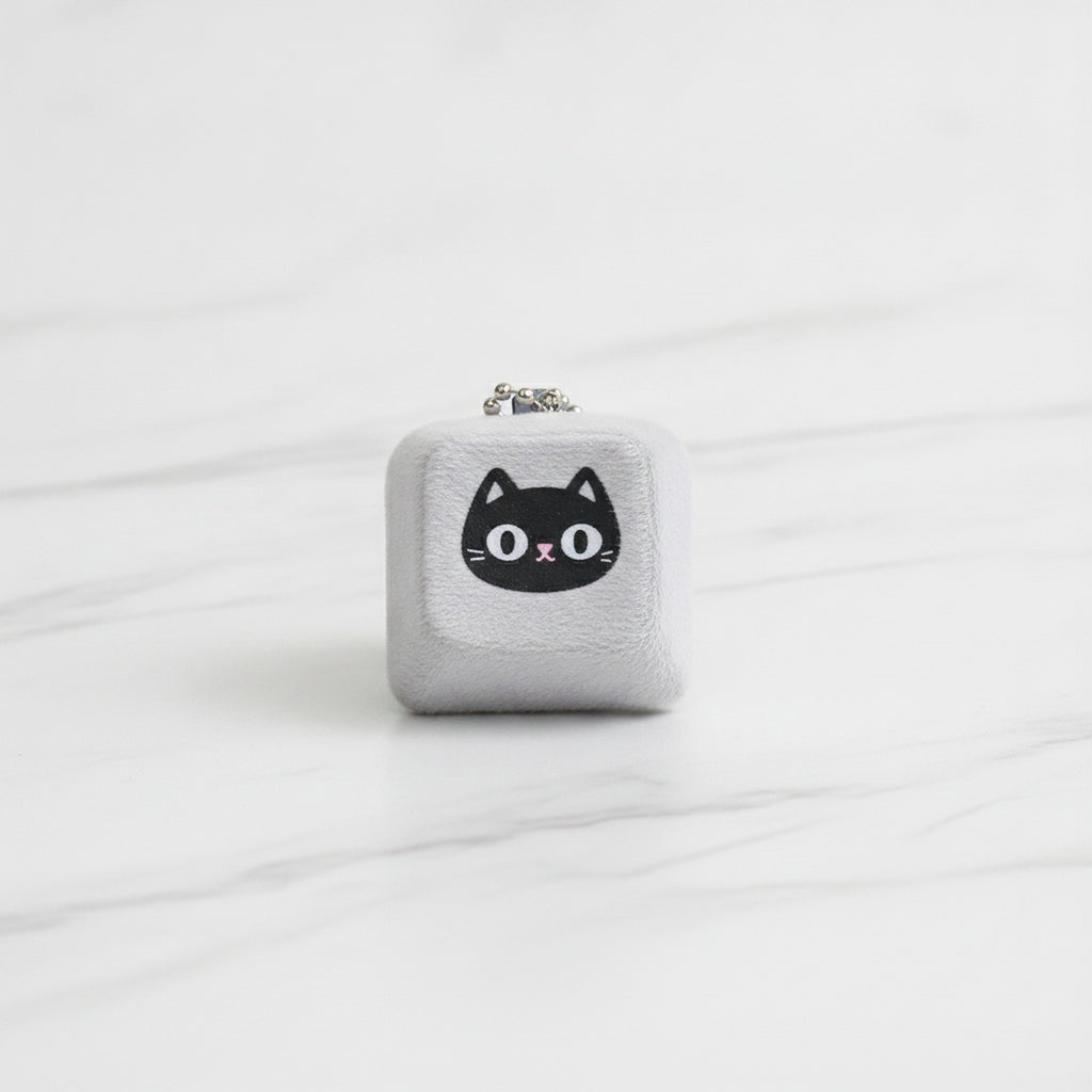 Light-Up Cat Face Keychain - Type 3
