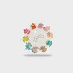 Mini Star Hair Clip Set Rainbow Stars