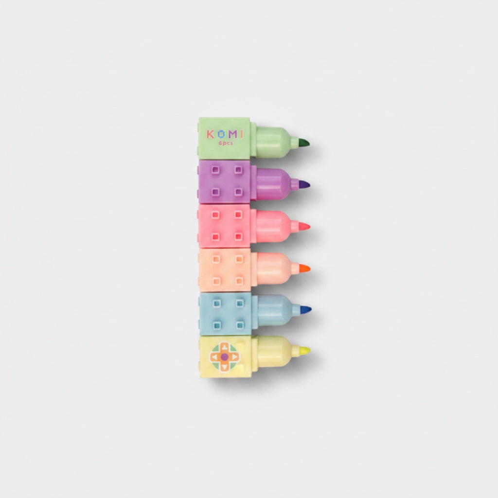 Cute Bunny Gel Pen Set Building Block