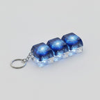 Mini Keyboard Switch Keychain - Navy 3-Key
