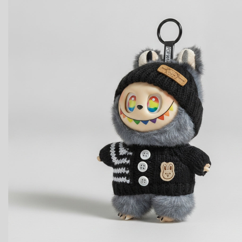 Furry Pop Mart Character Keychain – bags & wallets (view 1)