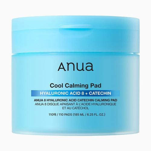 ANUA 8 Hyaluronic Acid Catechin Calming Pad (110 Pads / 185ml)