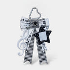 Dreamy Star Bow Bag Charm - White