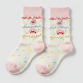 Pink Ruffled Sprinkles Crew Socks – apparel accessories (view 1)