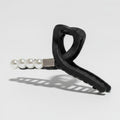 Black Pearl Beaded Hair Claw Clip – hair accessories (view 1)