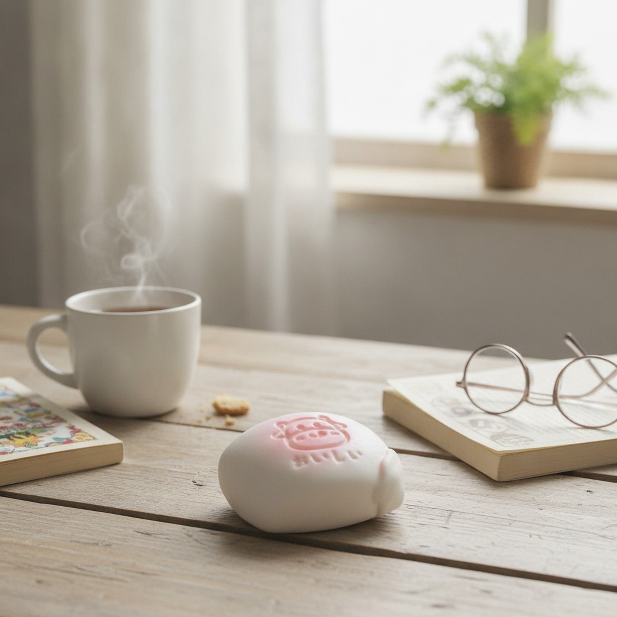 Soft Puffy Squishy Toy - White