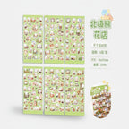 Aesthetic Word Art Sticker Sheet Set - Polar Florals