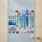 Beaded Charm Pen Set - Ocean Mix