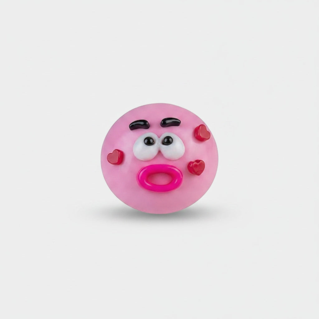 Mood Change Squishy Ball Plush Pink