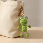 Tiny Bear Crochet Keychain DIY Kit - Frog