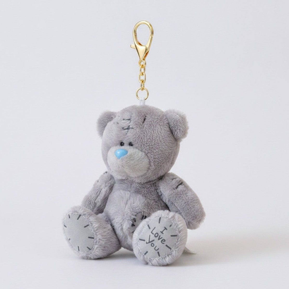 Patch Teddy Bear Plush Doll - Gray – novelty & toys (view 1)