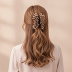 Leopard Print Hair Claw Clip - Leopard Brown