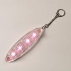 Heart Keycap Light-Up Keychain - Pink