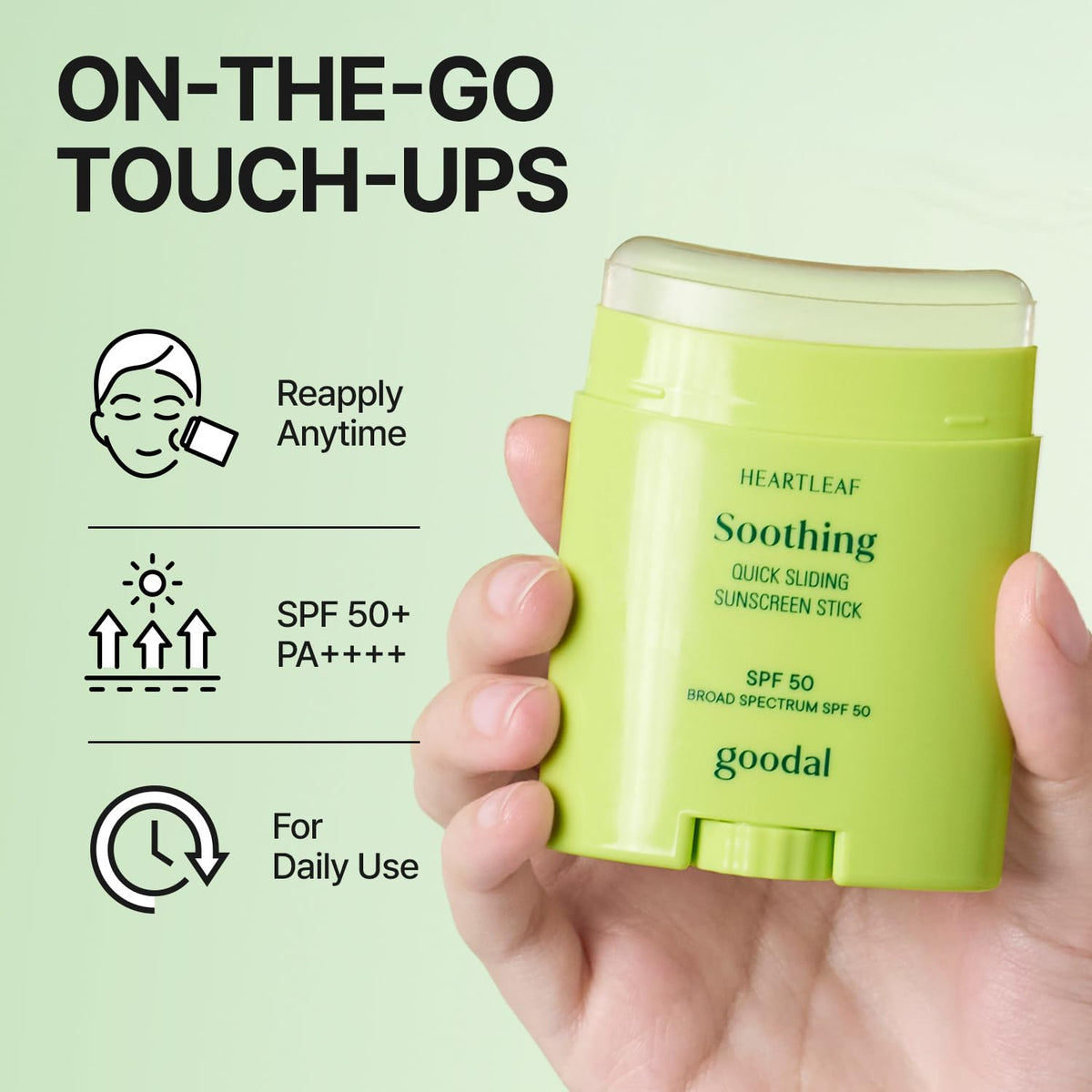Heartleaf Soothing Quick Sliding Sunscreen Stick