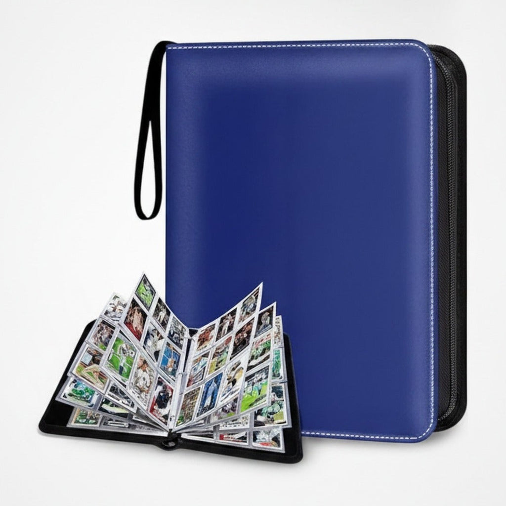 Nine-Pocket Card Collector Album - Blue