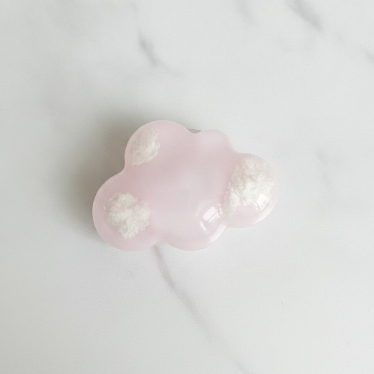 Puffy Cloud Phone Grip - Soft Pink