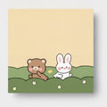 Cute Bear Bunny Sticky Notes Pad – stationery (view 1)