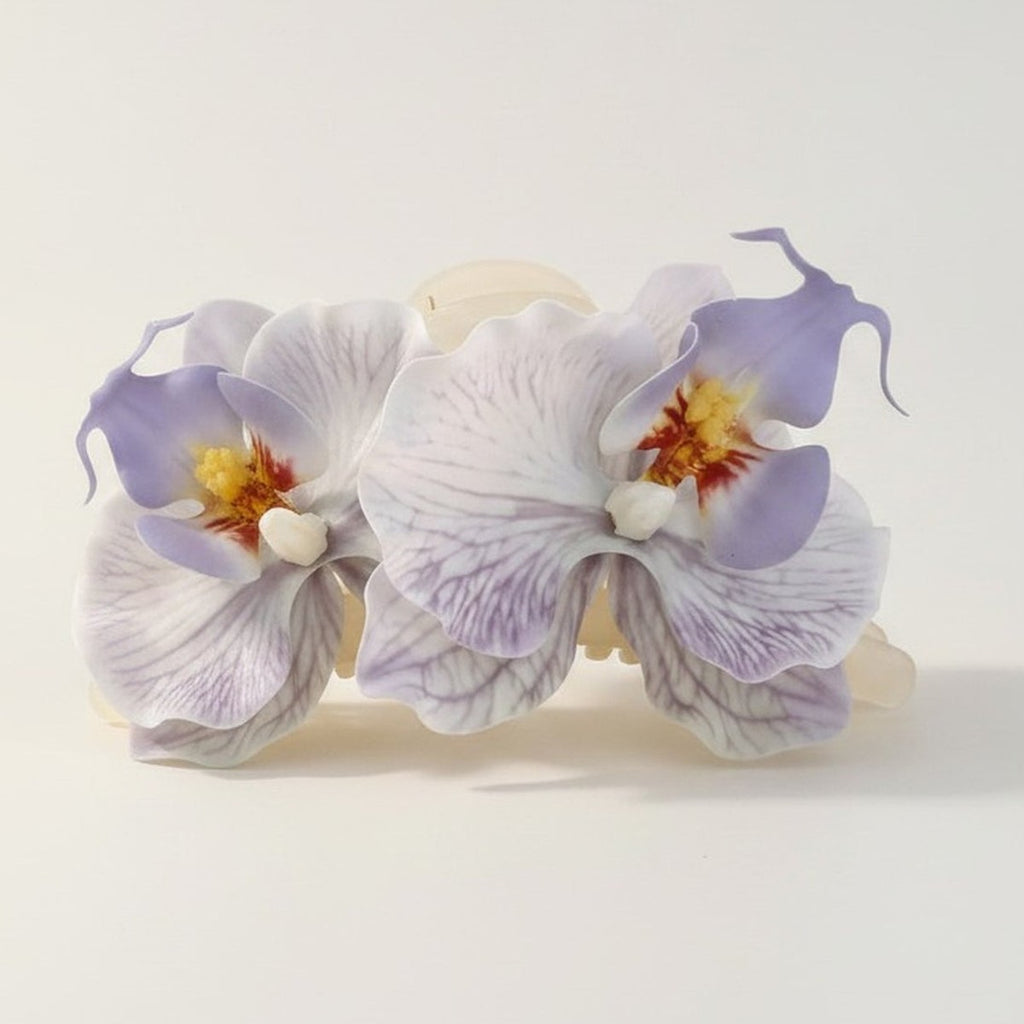 Elegant Orchid Flower Hair Claw Clip – hair accessories (view 1)