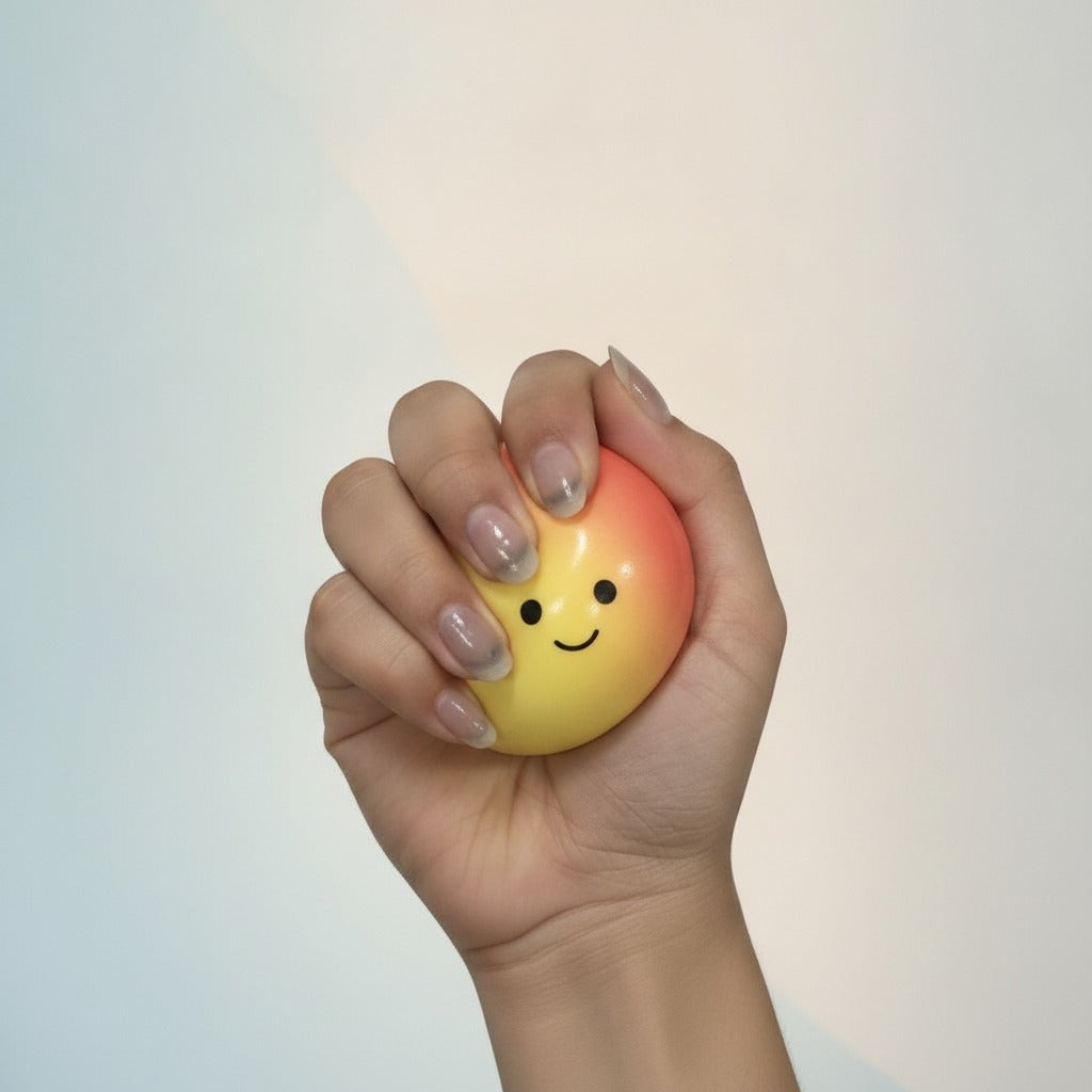 Soft Fruit Shaped Sensory Fidget Toys - squeeze in hand