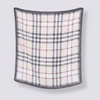Plaid Lightweight Scarf Wrap - Mauve Plaid