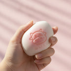 Soft Puffy Squishy Toy - White - squeeze in hand