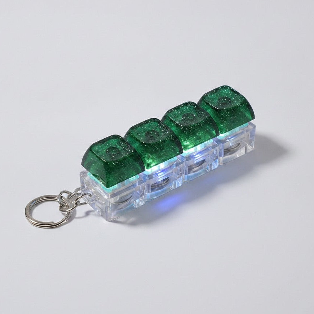 Mini Keyboard Switch Keychain - Forest 4-Key