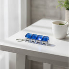 Mini Keyboard Switch Keychain - Navy 4-Key