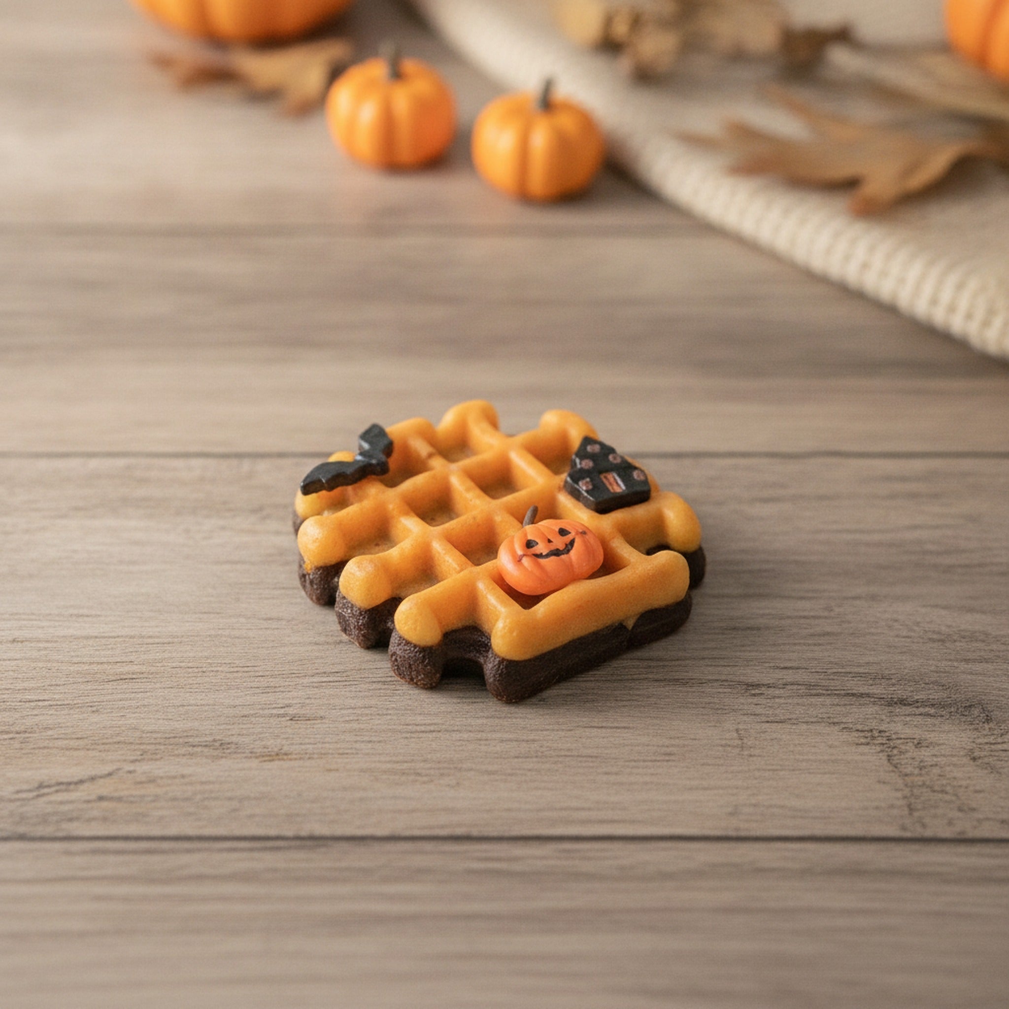 Halloween Squishy Donut - Halloween Waffle