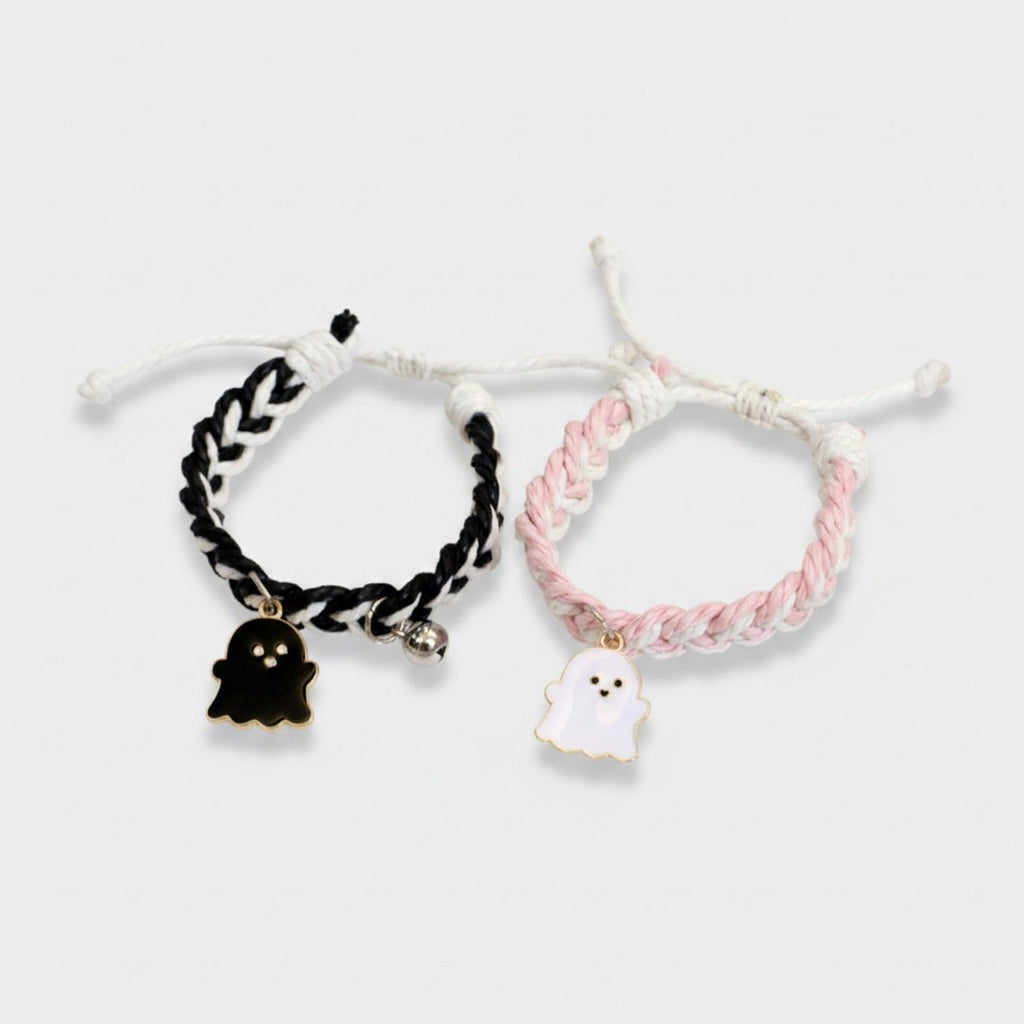 Ghost Charm Braided Rope Bracelet Set – jewelry (view 1)