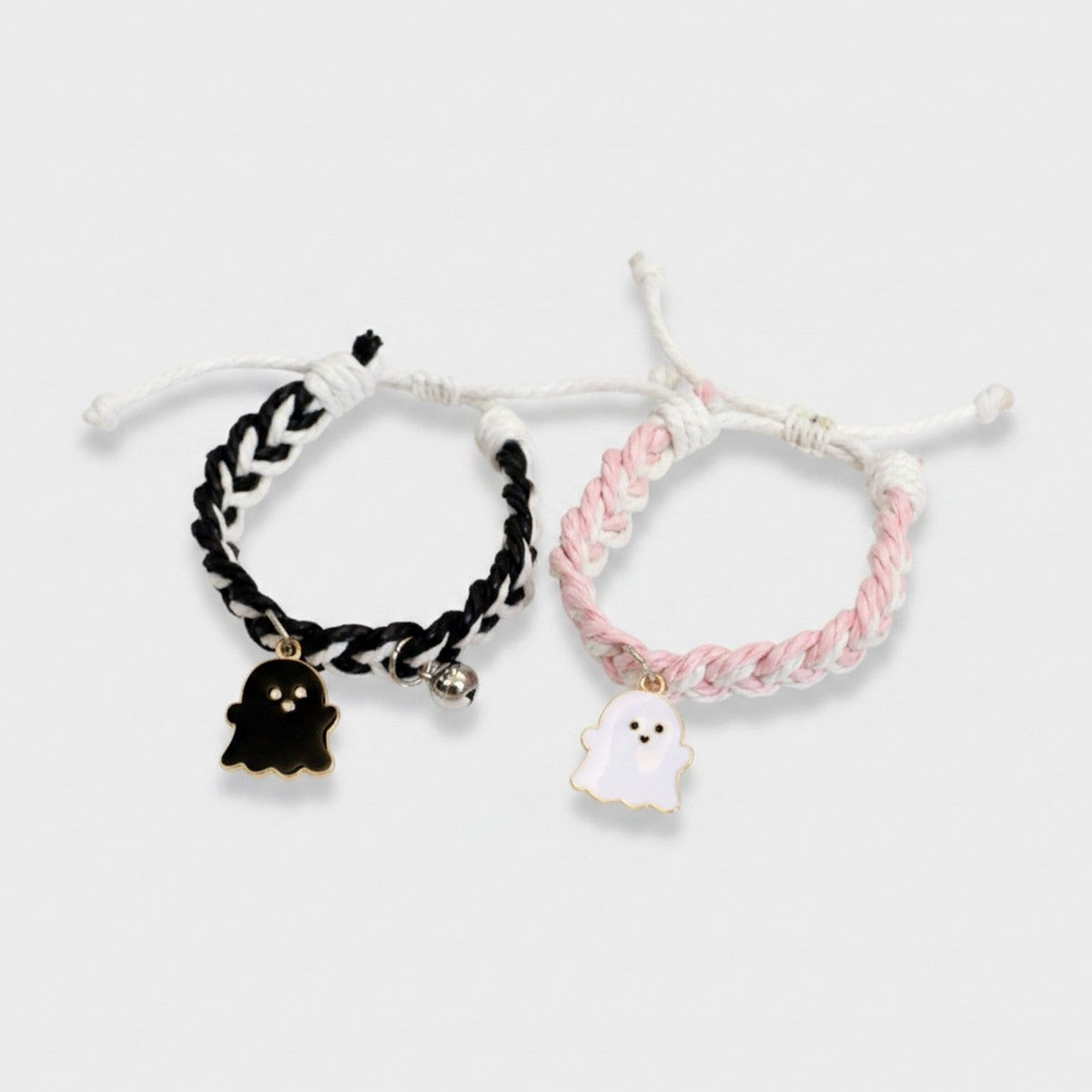 Ghost Charm Braided Rope Bracelet Set – jewelry (view 1)