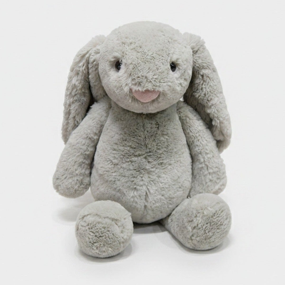 Soft Grey Plush Bunny Stuffed Animal Toy – novelty & toys (view 1)