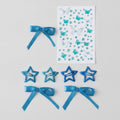 Butterfly & Star Hair Clip Set - Blue – hair accessories (view 1)