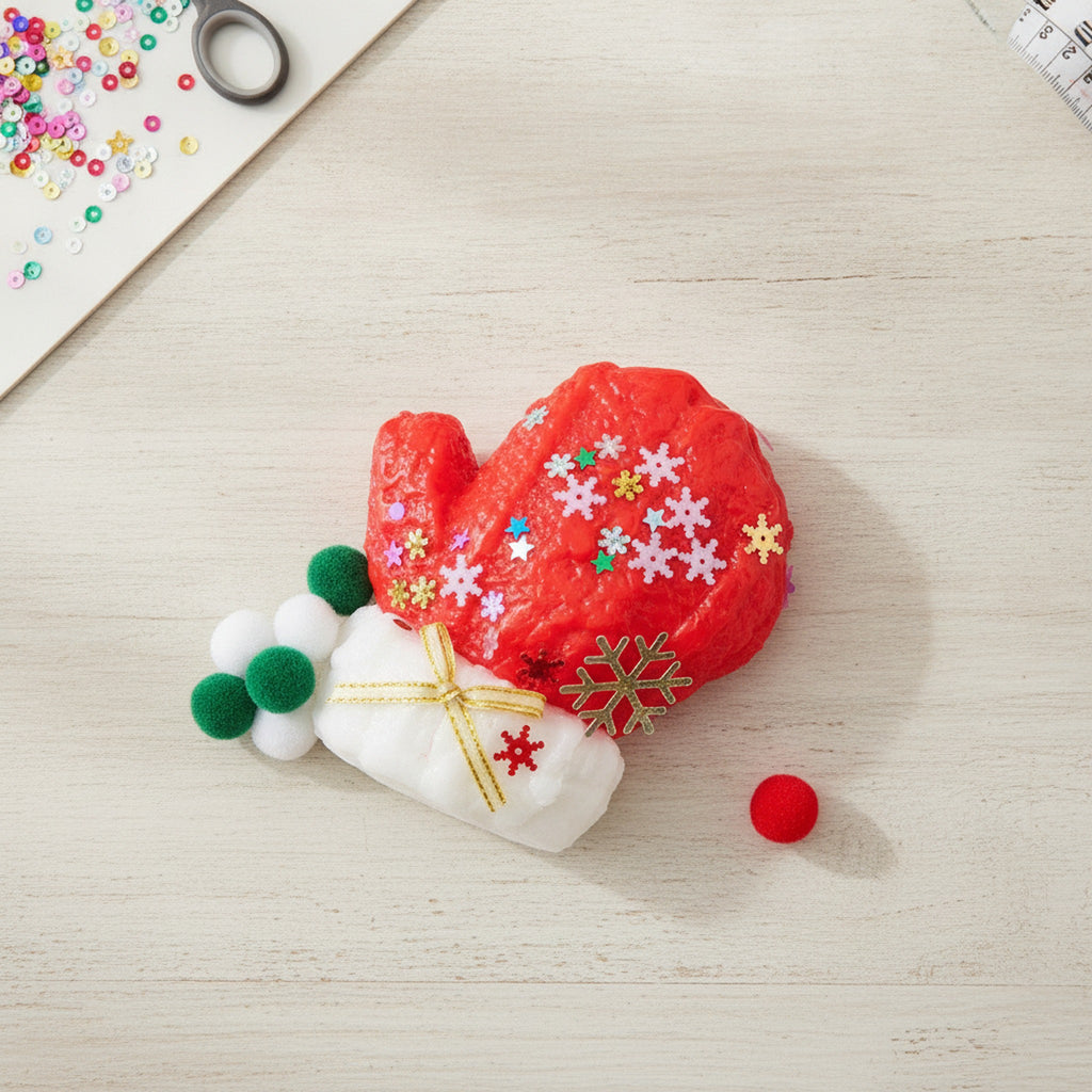 Merry Snowman Squishy Buddy - Winter Glove