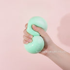 Squishy Sensory Ball Toy - Light Blue - squeeze in hand